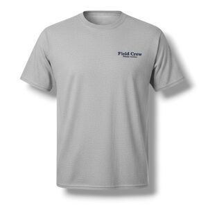 Pioneer Athletics Field Crew Jerzees Men’s Gray T-Shirt 2XL Short Sleeve